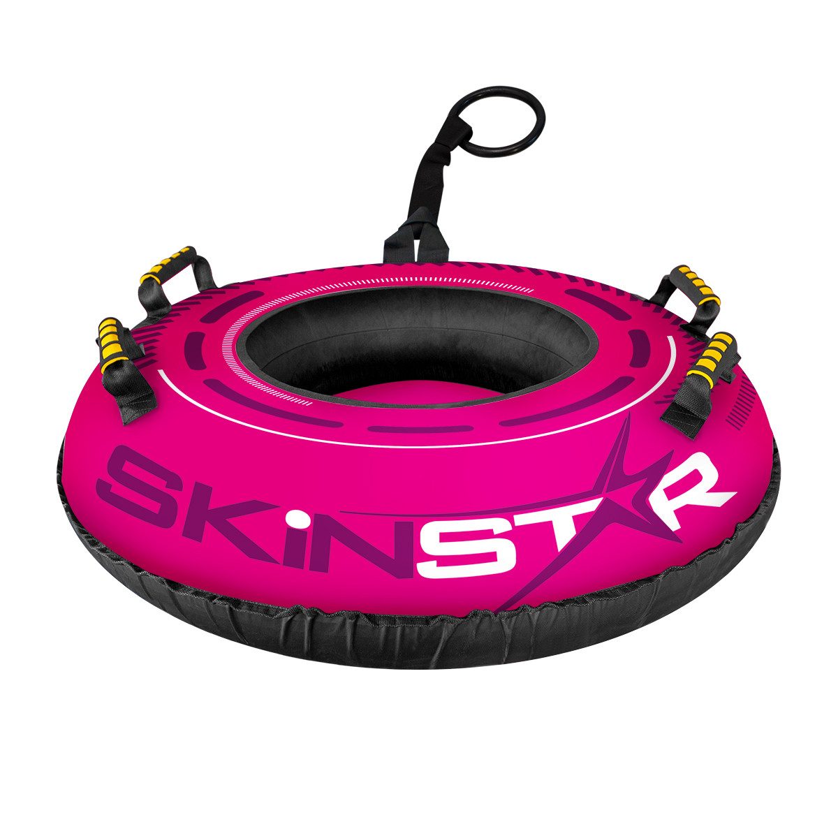 SkinStar Schlitten SkinStar CROSS Snowtube Ø100cm Rodel Schneereifen Rutschreifen