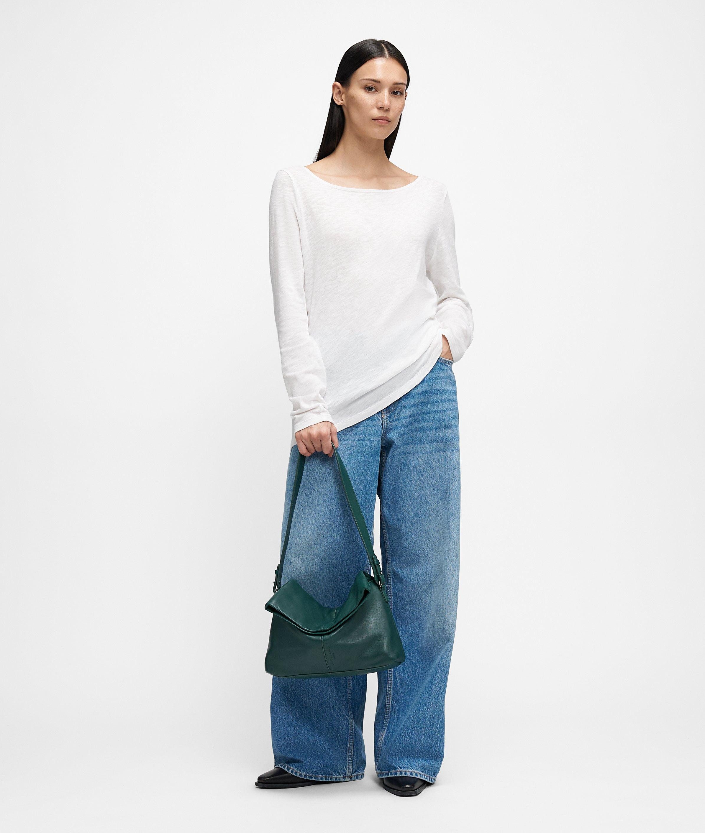 Liebeskind Berlin Schultertasche Hobo, Handliche Schultertasche aus Schafsleder