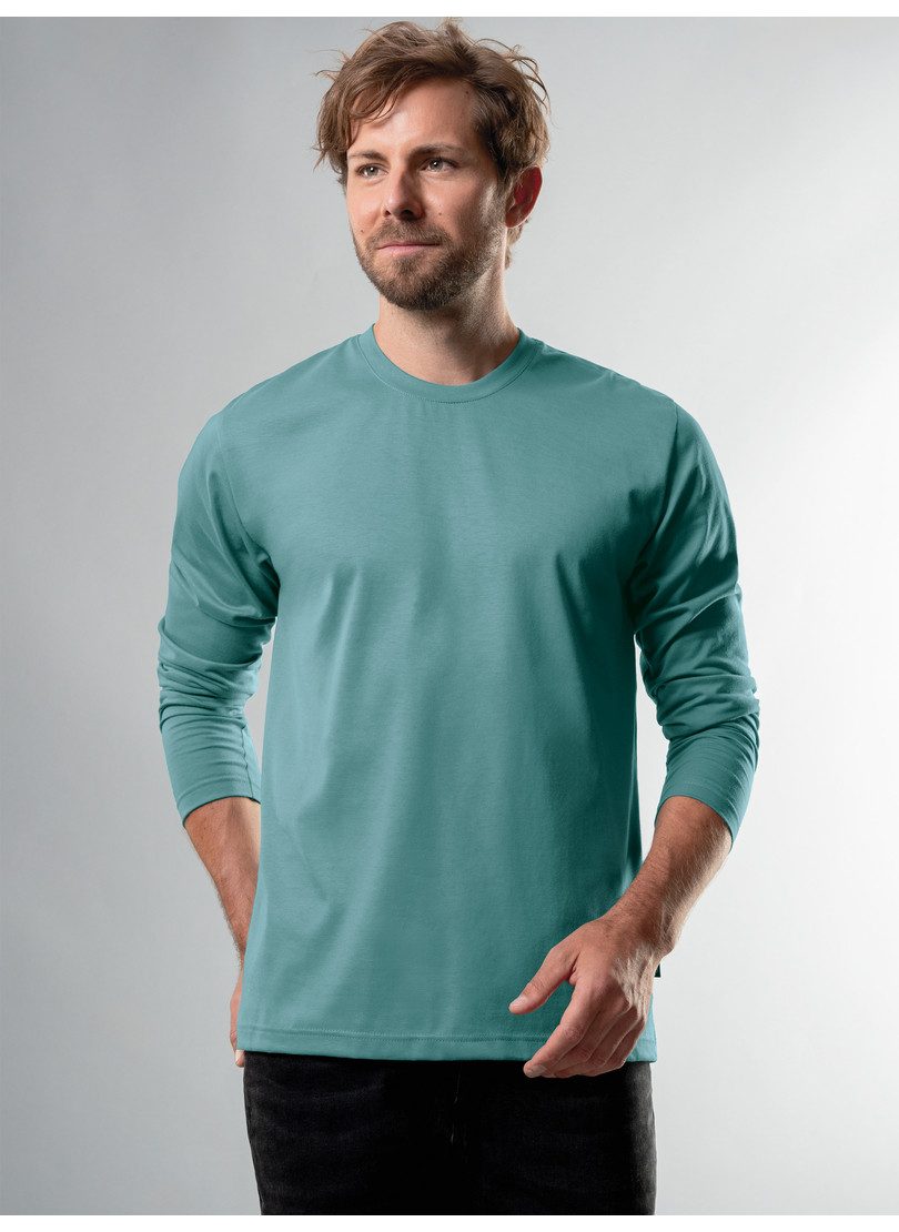 Trigema T-Shirt TRIGEMA Langarmshirt aus 100% günstig online kaufen