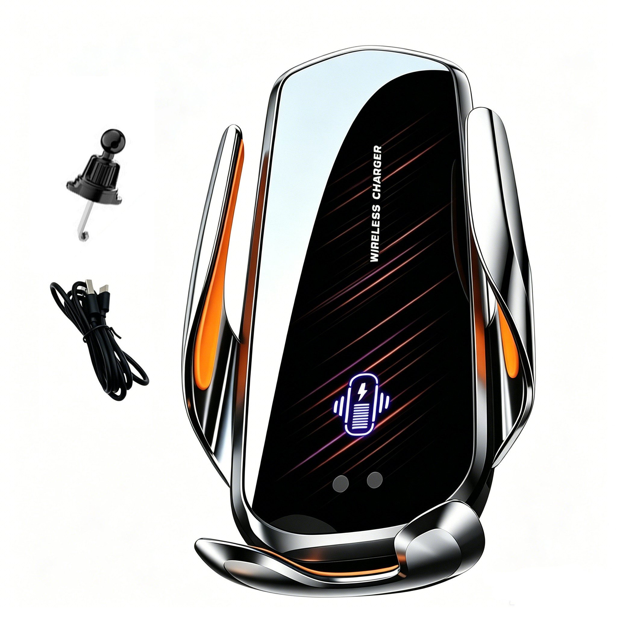 neue dawn Handy-Halterung Auto Ladegerät Handyhalterung Kabelloses Induktives für iPhone Samsung, (für iPhone 17 16 15 14 13 Serie,Samsung Galaxy S26 S25 S24 S23 Serie)