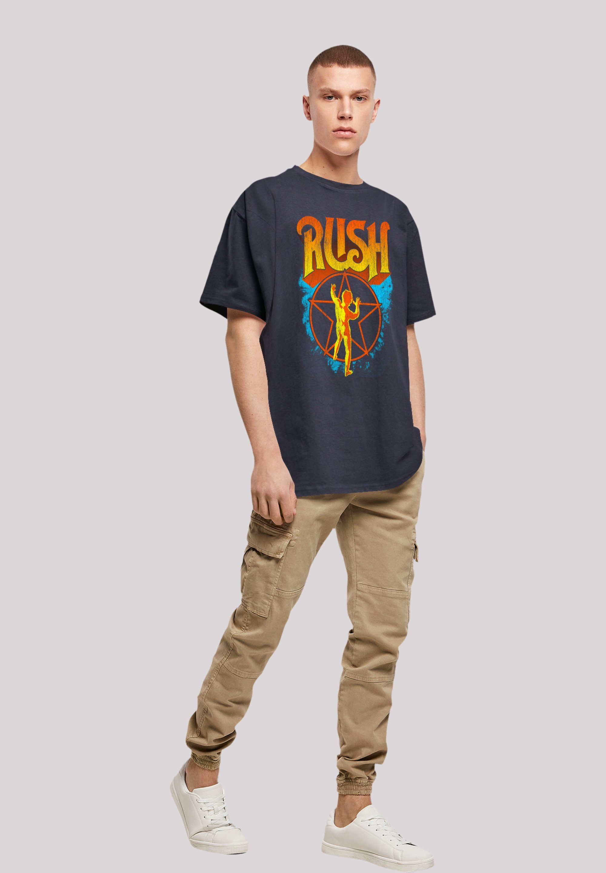 F4NT4STIC T-Shirt Premium Rush Qualität Rock Starman navy Band