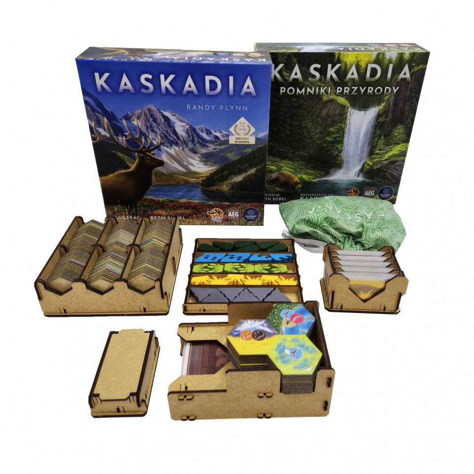 e-Raptor Spiel, Insert - Cascadia + Erweiterung