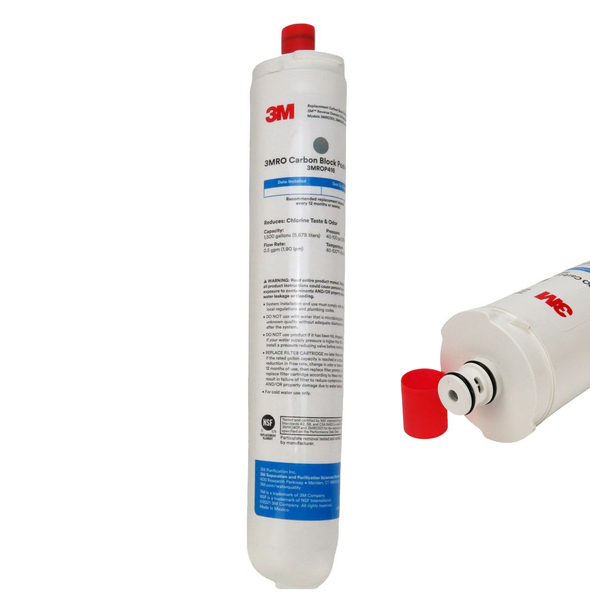 Trinkwasserladen Filtereinsatz, Purificare Carbon Cartridge P/N47-55710G2