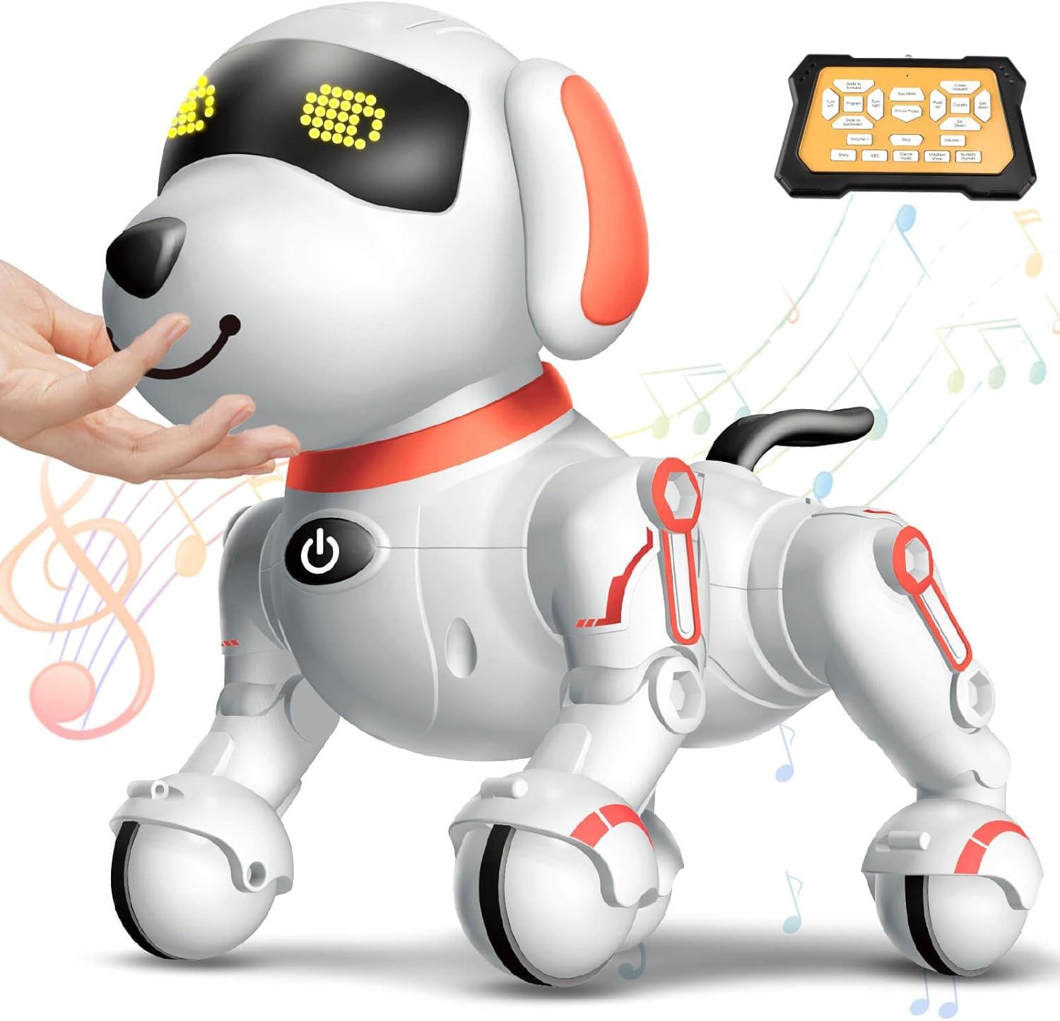 LA CUTE RC-Roboter Roboterhund mit Sprachsteuerung, Touch-Funktion, Musik. günstig online kaufen