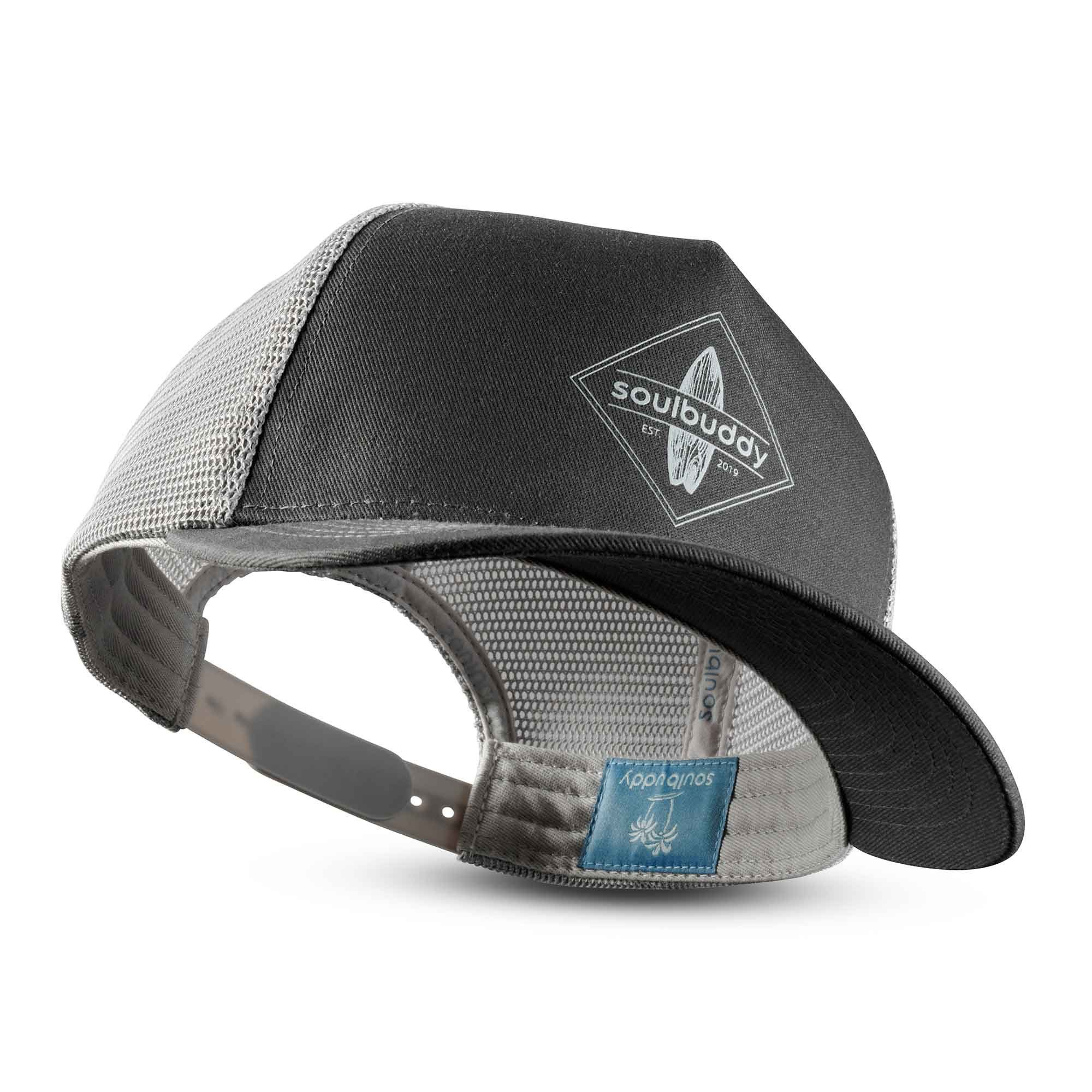 Soulbuddy Trucker Cap, Basecap, Snapback, Cappy Herren & Damen, Mann Geschenk (One Size, Unisex, Gebogener Schirm, Größenverstellbar)