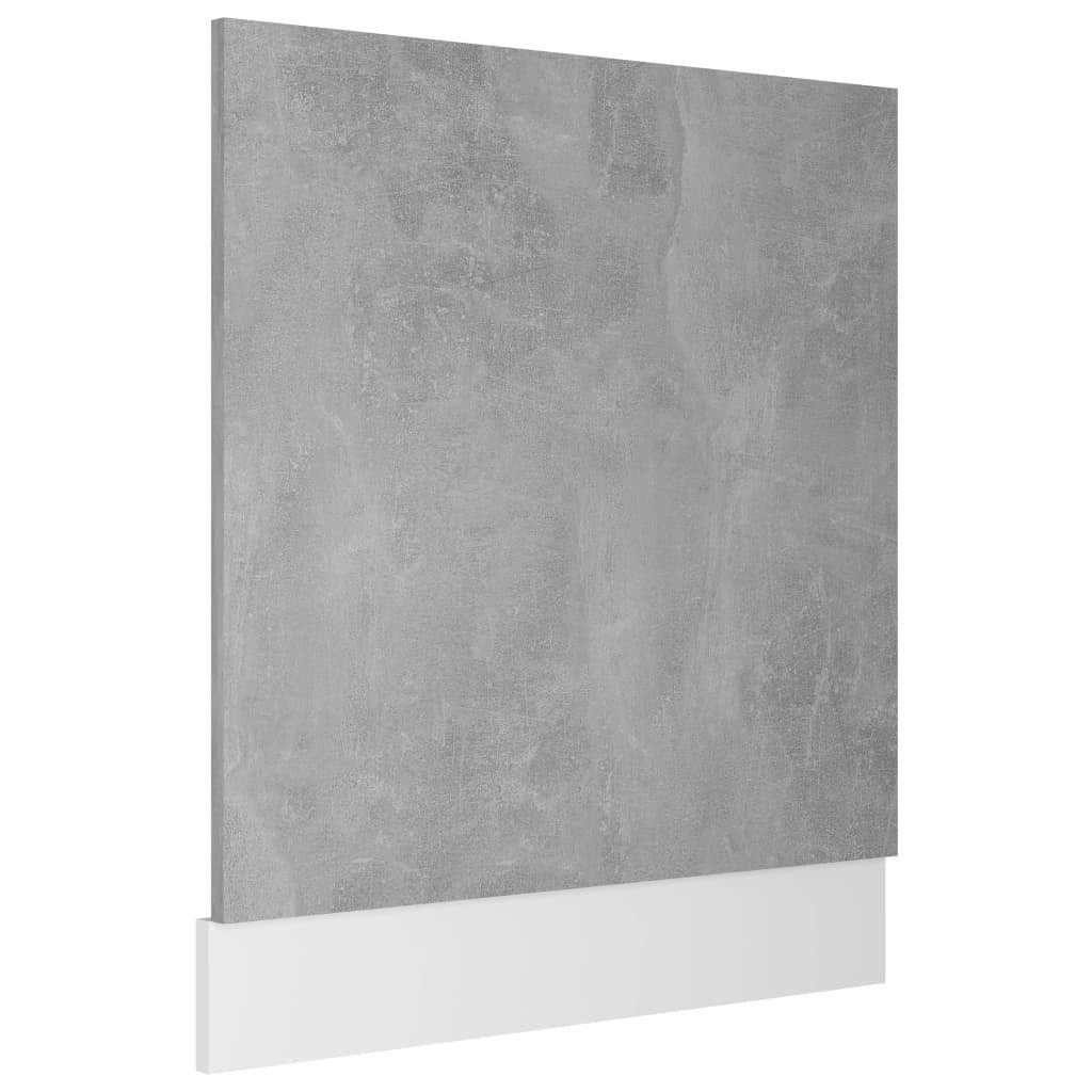 vidaXL Frontblende in Betongrau (LxBxH: 3x59,5x67 cm)