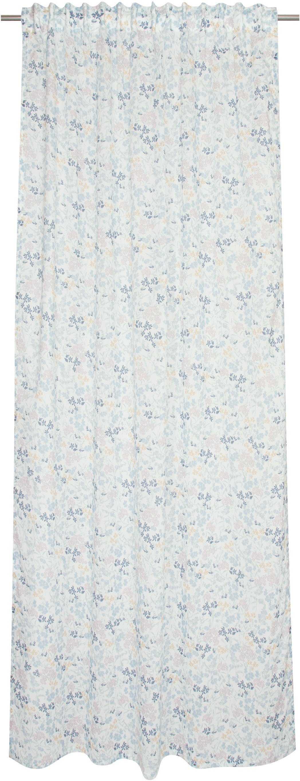 Vorhang aus Esprit, (1 Baumwolle (BCI) Multifunktionsband transparent, Leyla, nachhaltigerer St), Jacquard,