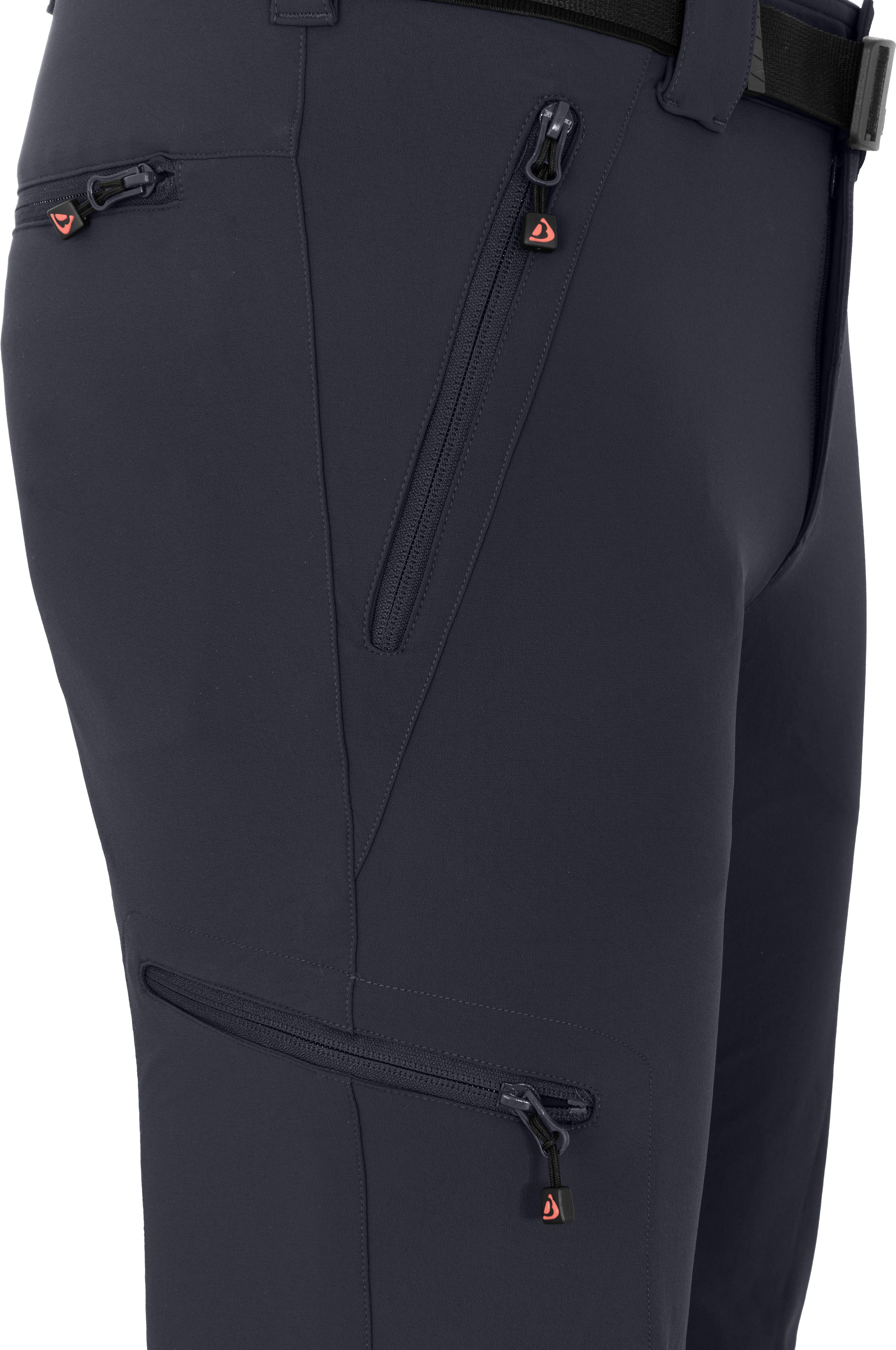 Bergson Outdoorhose VILLE COMFORT Herren Ganzjahres-Softshellhose, robust, wind-& wasserabweisend, Norm