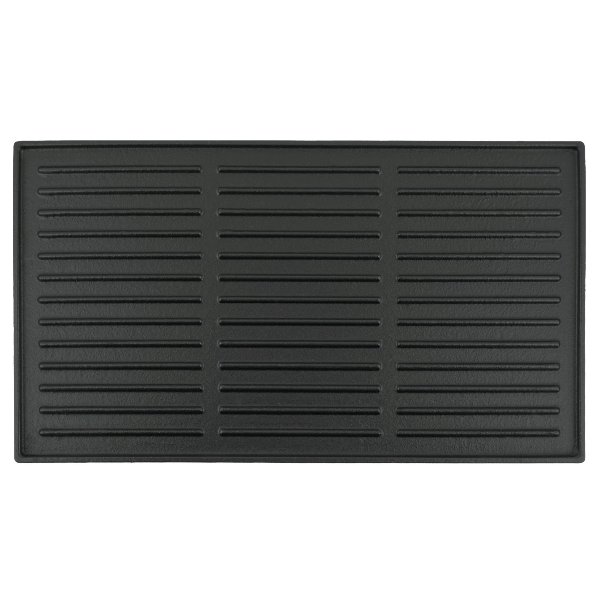 BBQ-Toro Grillplatte Gusseisen Grillplatte 44 x 24,5 cm, beidseitig verwendbar