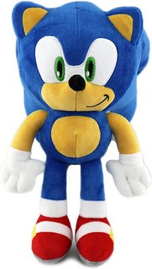 Sonic SEGA Kuscheltier Sonic The Hedgehog Sonic Set alle 4 SEGA Sonic Plüschtier 30cm (Spar Set, 4-St., Geschenk-Set), Super weicher Plüsch Stofftier Kuscheltier für Kinder zum spielen