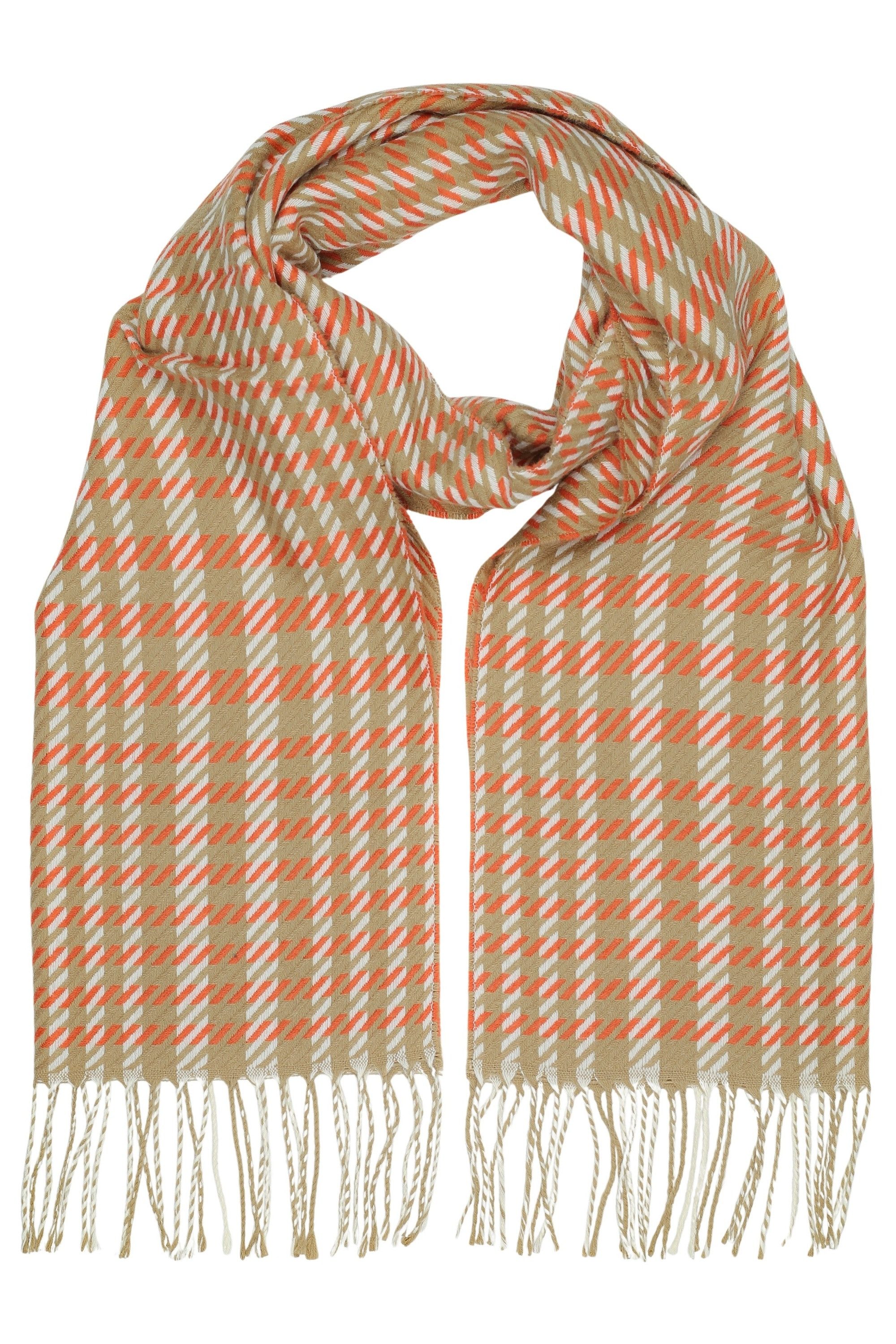 COLLEZIONE ALESSANDRO Wollschal Inverno, (1-St), Made in Italy, mit modernem Karo