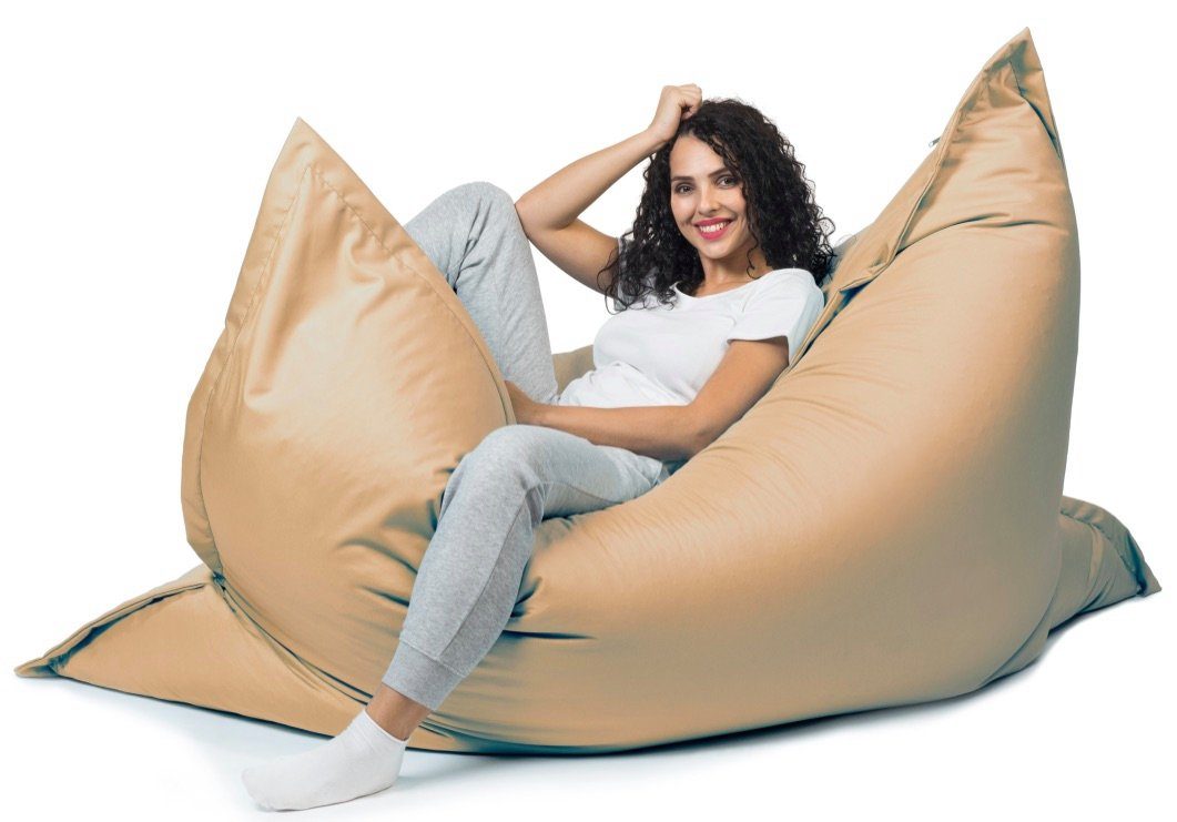 & sunnypillow Indoor beige Sitzsack Outdoor