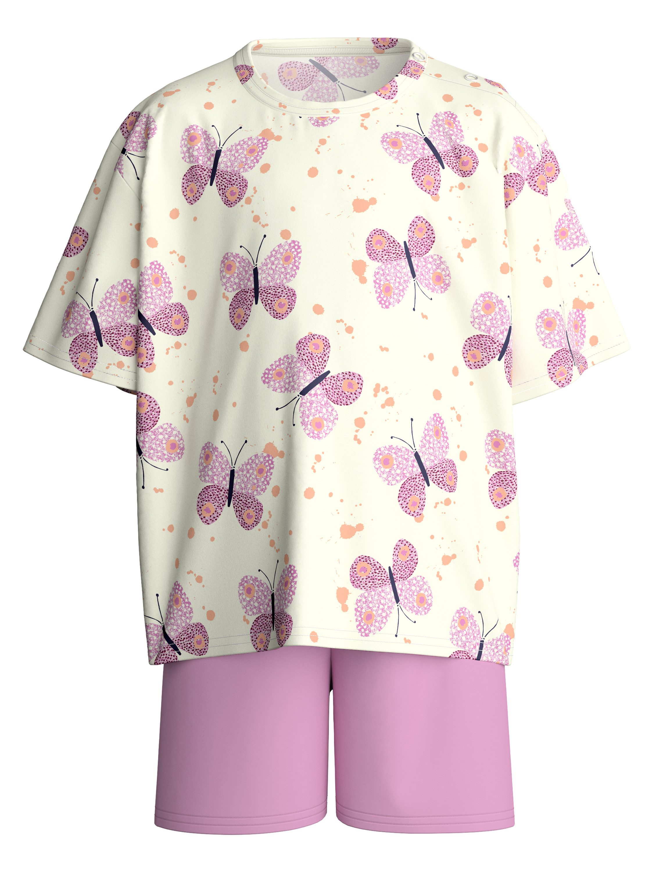 CALIDA Shorty Butterfly Kinder (2 tlg) aus hochwertiger Baumwolle, atmungsaktiv, pflegeleicht