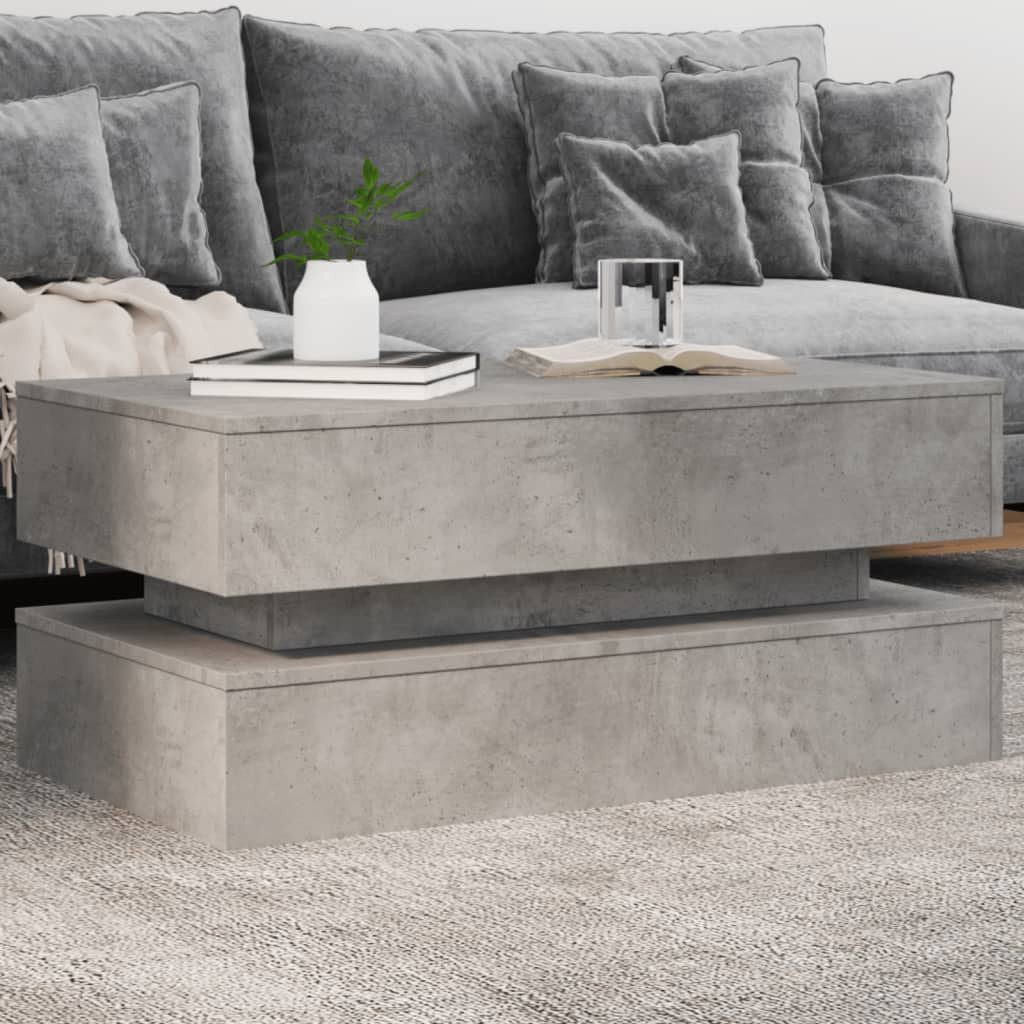 vidaXL Couchtisch Couchtisch mit LED Leuchten günstig online kaufen