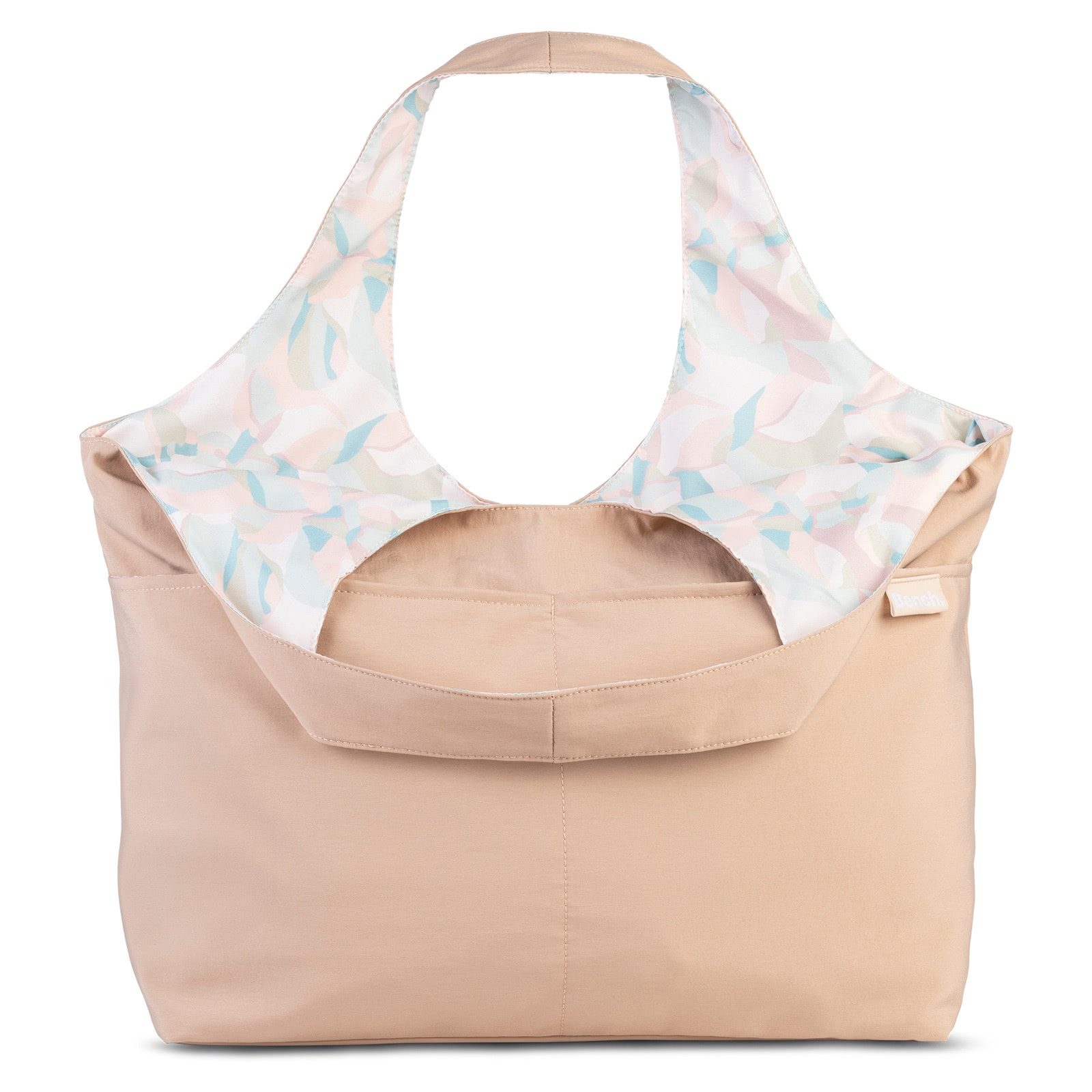 Bench. Shopper Bench Shopper Nylon washed beige (Shopper), Damen Shopper Nylon, washed, beige ca. 60cm x ca. 16cm