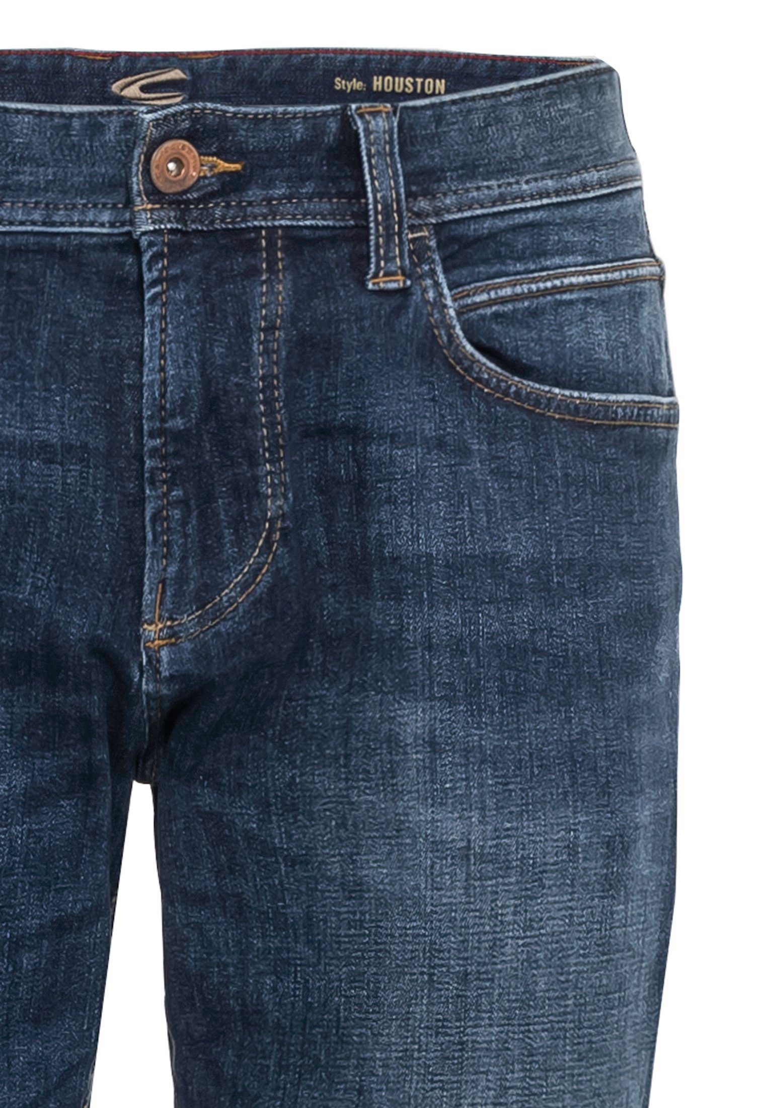 5-POCKET Jeans Herren camel 5-Pocket-Jeans HOUSTON active indigo