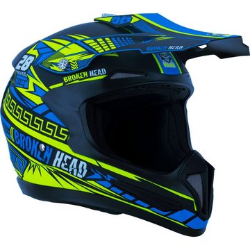 Broken Head Motocrosshelm Broken Head Division MX - Motocrosshelm & Supermoto-Helm, David Bost Style