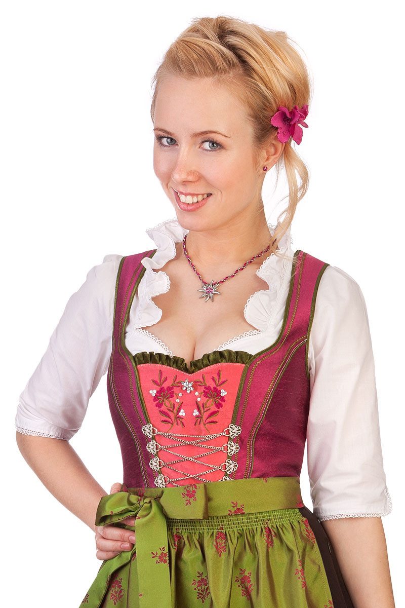 Spieth & Wensky Dirndl Dirndl lang 2tlg. - PARADIES/LANG - cyclam – Bild 4 von 4