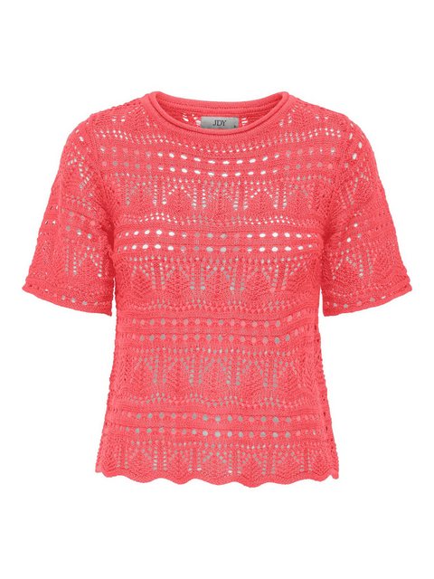 JACQUELINE de YONG T-Shirt Kurzarm Häkel-T-Shirt mit geometrischem Muster J günstig online kaufen