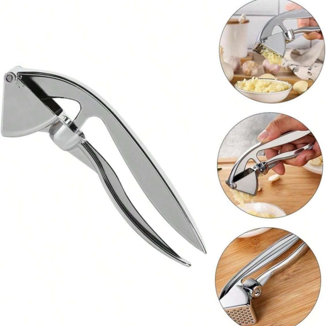 Heyork Knoblauchpresse Knoblauchpresse aus Edelstahl Knoblauch Crusher Spülmaschinenfest