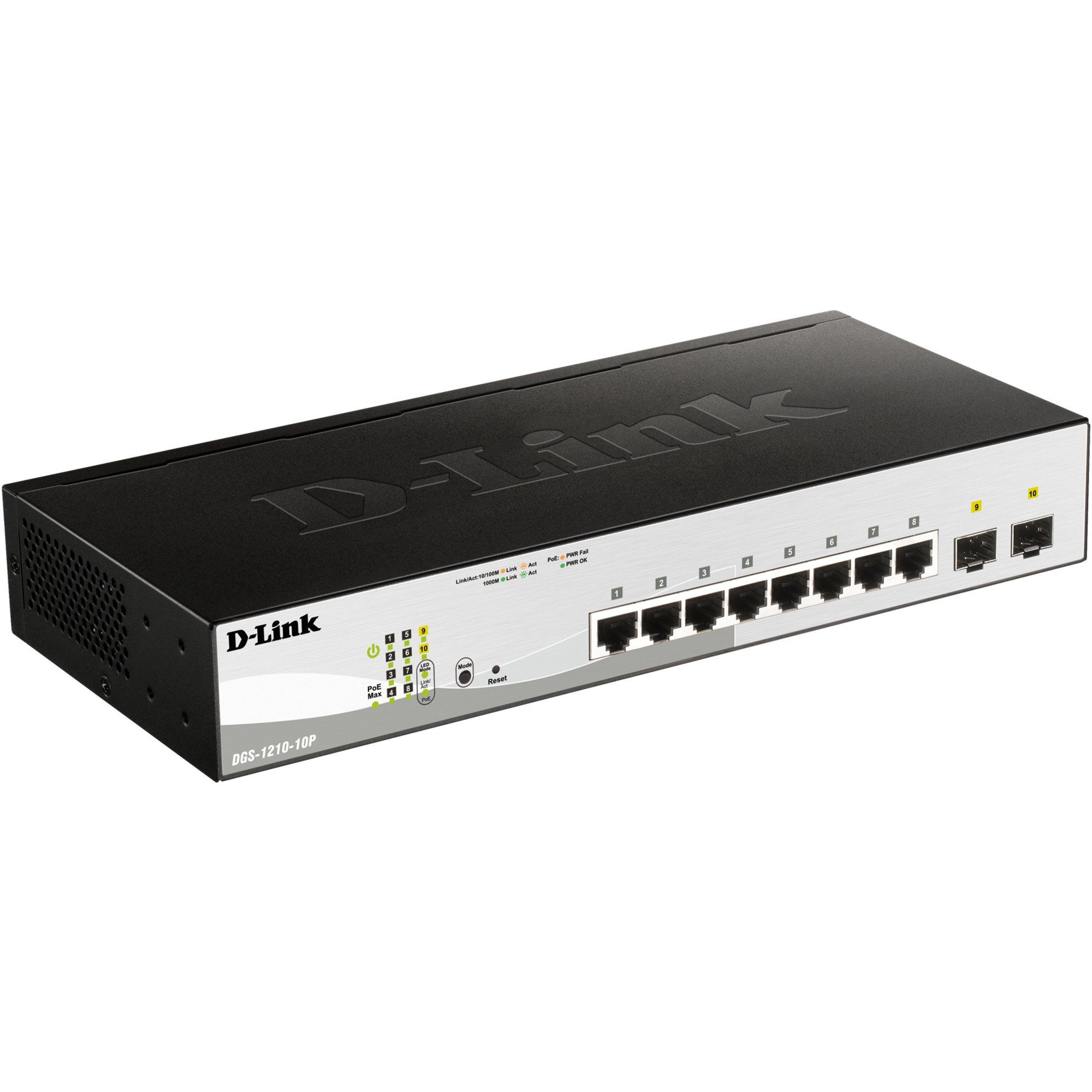 D-Link DGS-1210-10P/E Netzwerk-Switch