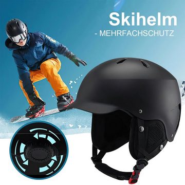 Welikera Snowboardhelm Skihelm, ABS-Schalenschicht EPS-Schaumstoff mit hoher Dichte Sporthelm