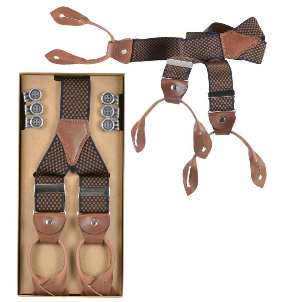 LLOYD Men’s Belts Hosenträger Casuals (Set) Holländer Y-Form, mit Hosenclips, 35mm Bandbreite, für Herren, breit