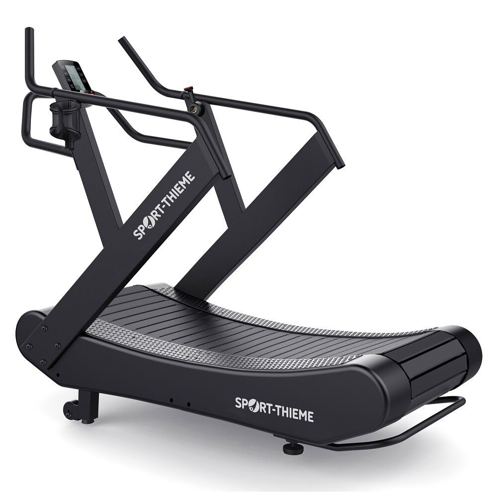 Sport-Thieme Laufband Laufband T850, Perfektes Laufgefühl durch konkavgeformte Lamellenlauffläche