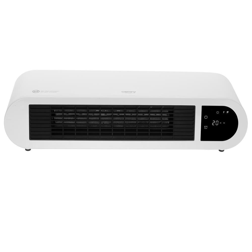 Camry Heizlüfter CR 7753 Luftschleier-Heizgerät Wandmontage mit Fernbedienung, 2000 W, Kaltluftfunktion, Fensteröffnungserkennung, Bad Flur Büro Wohnraum