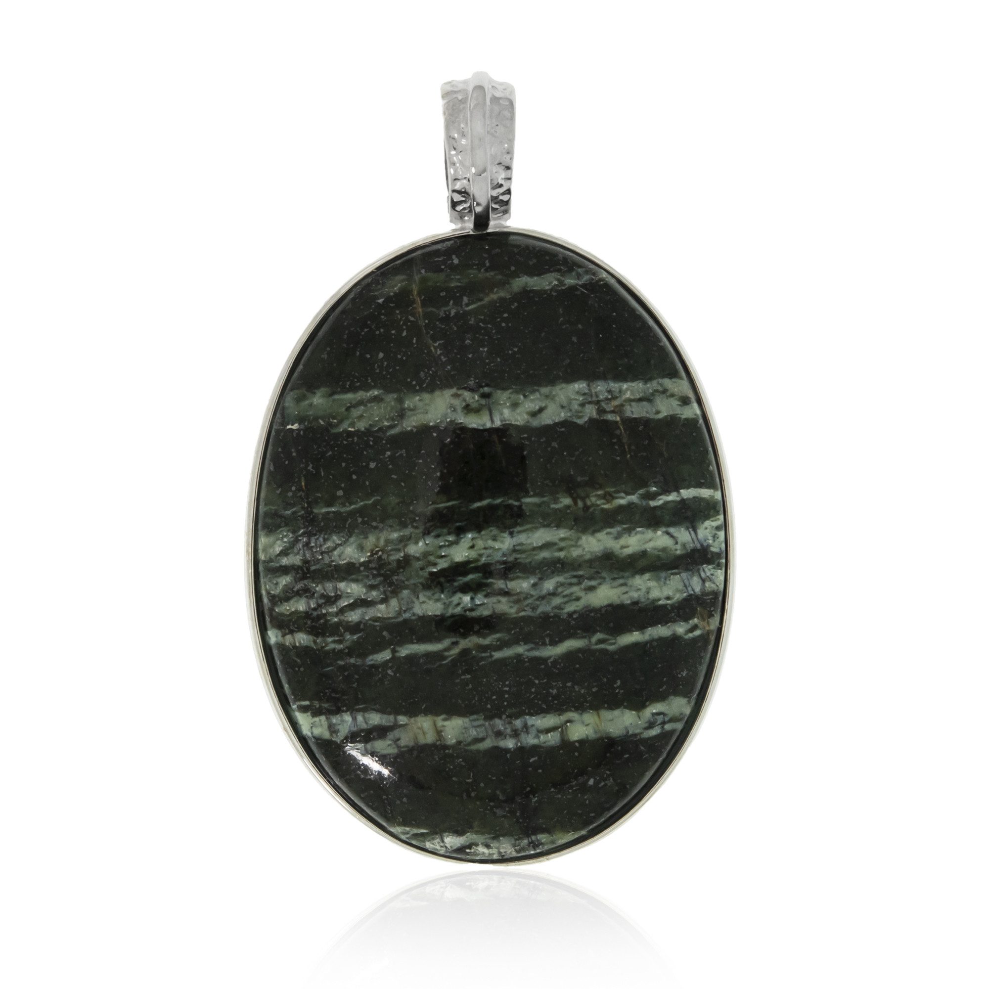 Cavill Kettenanhänger Seraphinit Silber Anhänger Russland 49ct (1-tlg)