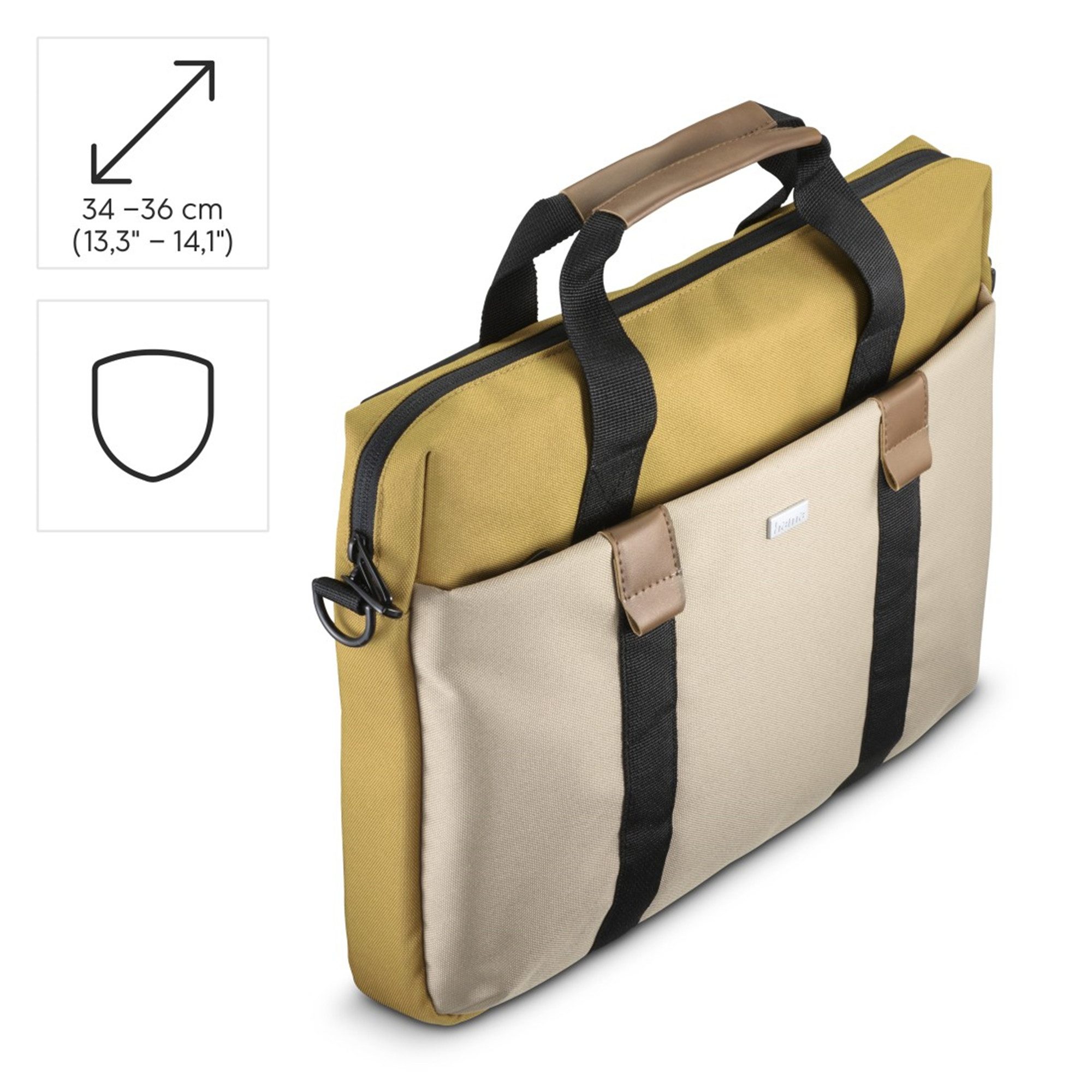 Hama Laptoptasche Silvan nachhaltig 13,3"- 14,1" Curry (1-tlg) günstig online kaufen