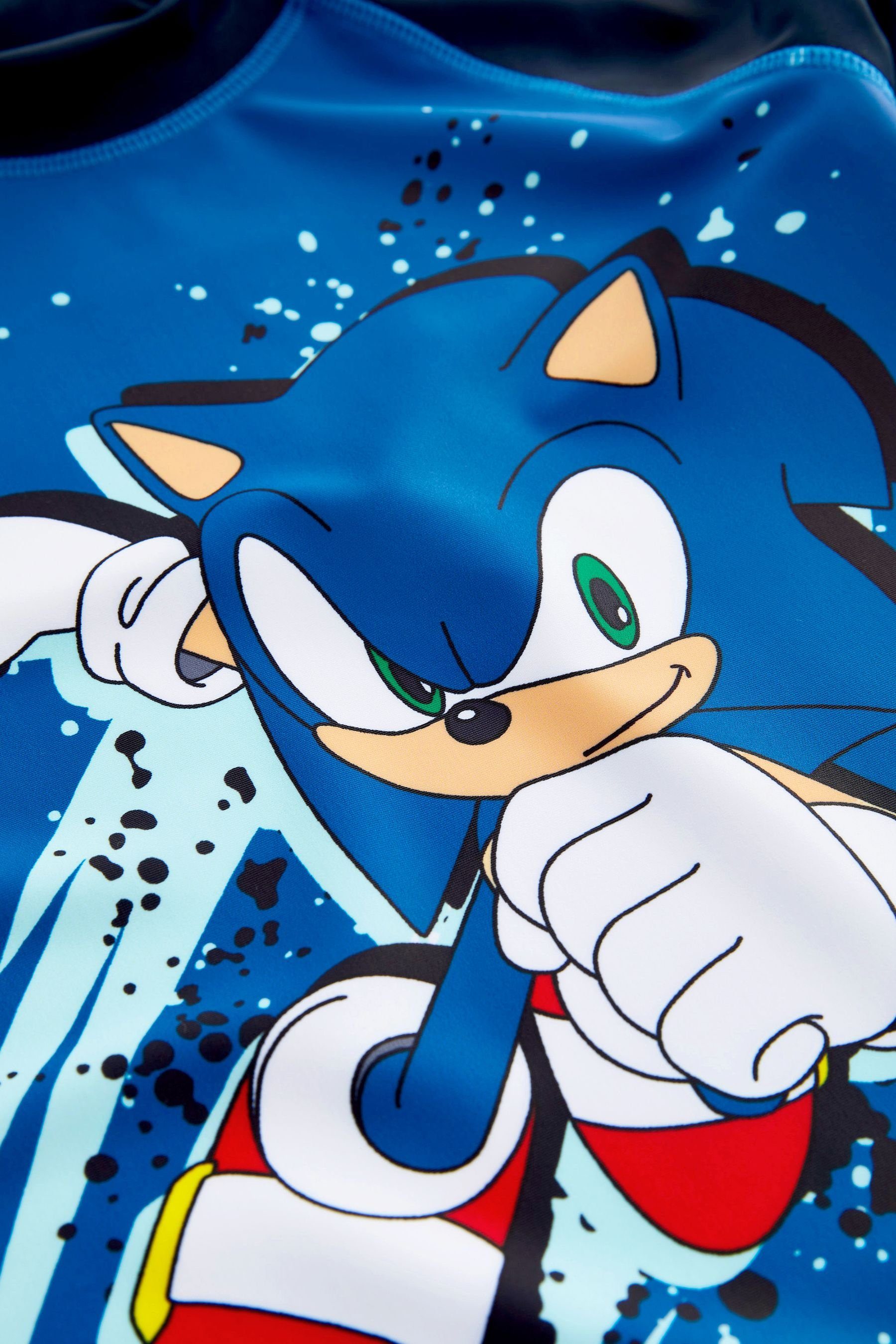 Next Guard Blue Rashie-Shirt Rash Lizenziertes (1-tlg) Sonic