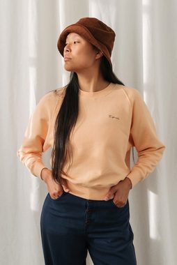 TWOTHIRDS Sweatshirt Leskov - Bleached Apricot aus softer Bio Baumwolle