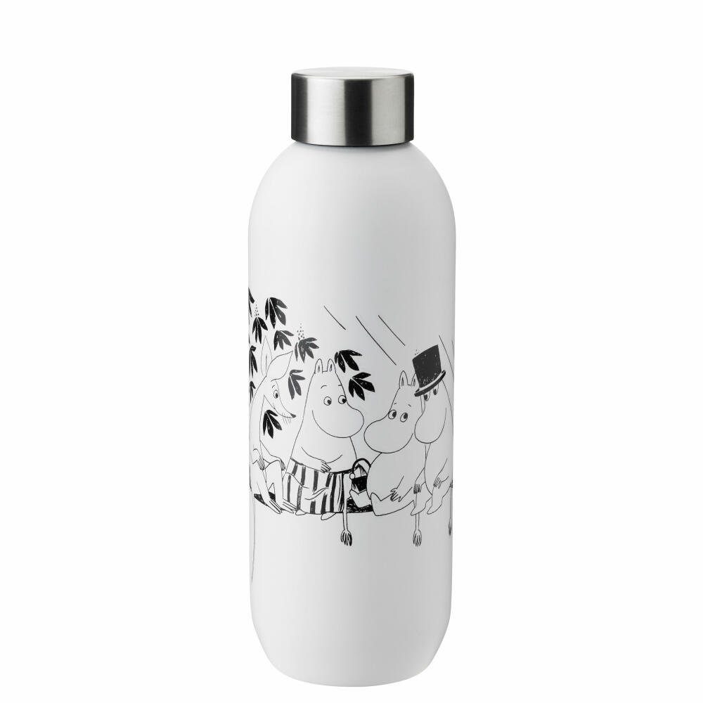 Stelton Trinkflasche »Keep Cool Moomin Soft White 0.75 L«