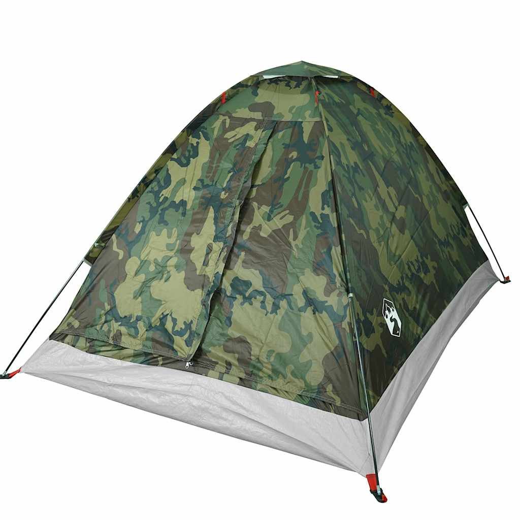 furnicato Faltzelt Camping Kuppelzelt 198x145x105 cm Tarnung, (1 tlg), Wetterfestes Leichtgewicht-Zelt mit Lüftung und Aufbewahrungstasche