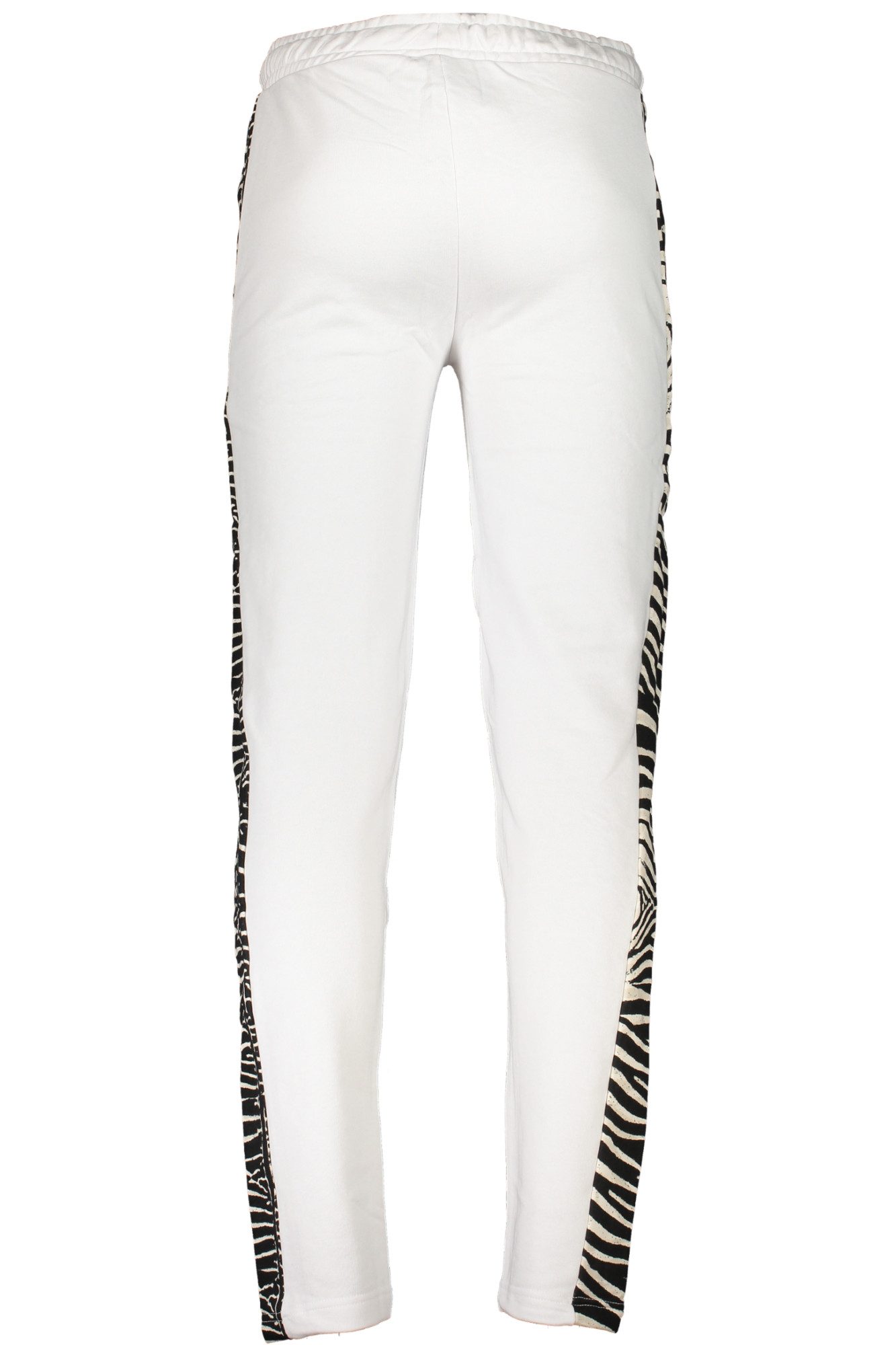 Cavalli Class 5-Pocket-Hose Weiße Herren-Sporthose: Komfort mit Stil und Kontrastdetails