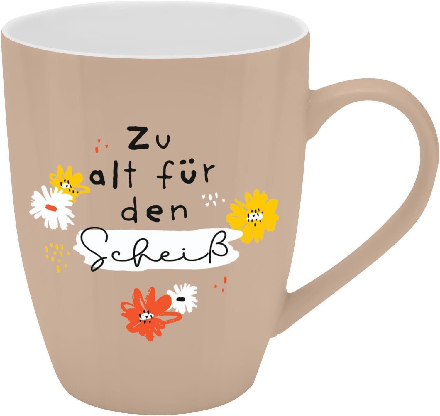 Sheepworld Tasse Sheepworld Becher mit Motiv, Serie "Böse Becher", Schwarzer Humor, New Bone China Porzellan