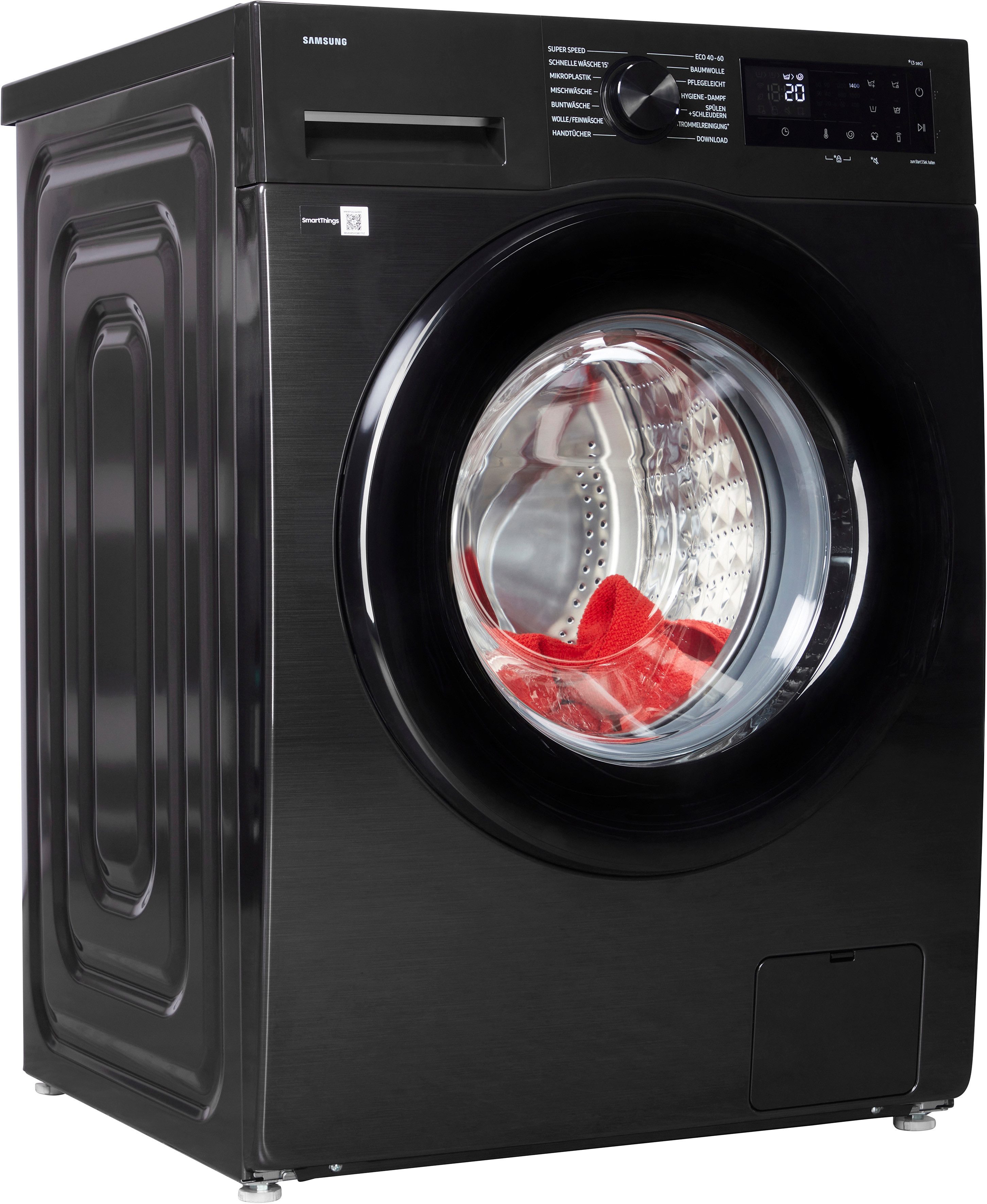 Samsung Waschmaschine WW5000F WW1EFG5U34ABEG, 10 kg, 1350 U/min, AI Ecobubbleᵀᴹ - Effizient und schonend waschen