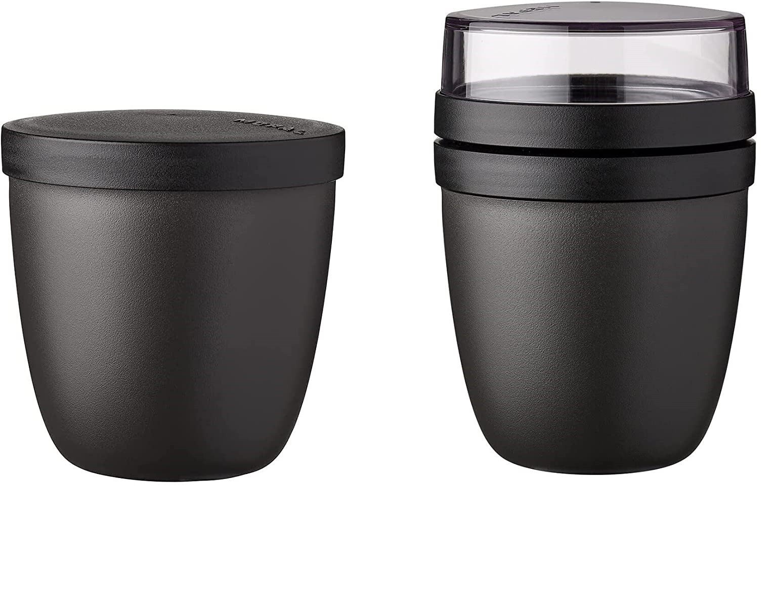 Mepal Lunchbox 2-tlg Snackpot/Lunchpot Set Ellipse Nordic Black