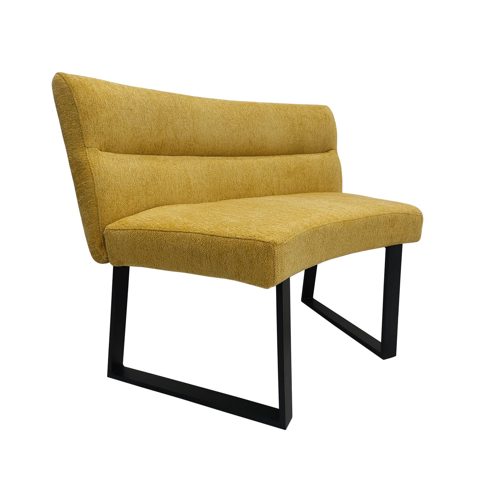 HTI-Living Polsterbank Runde Bank Liron (Stück, 1-St., 1 Sitzbank), Sitzbank gepolstert Kufengestell