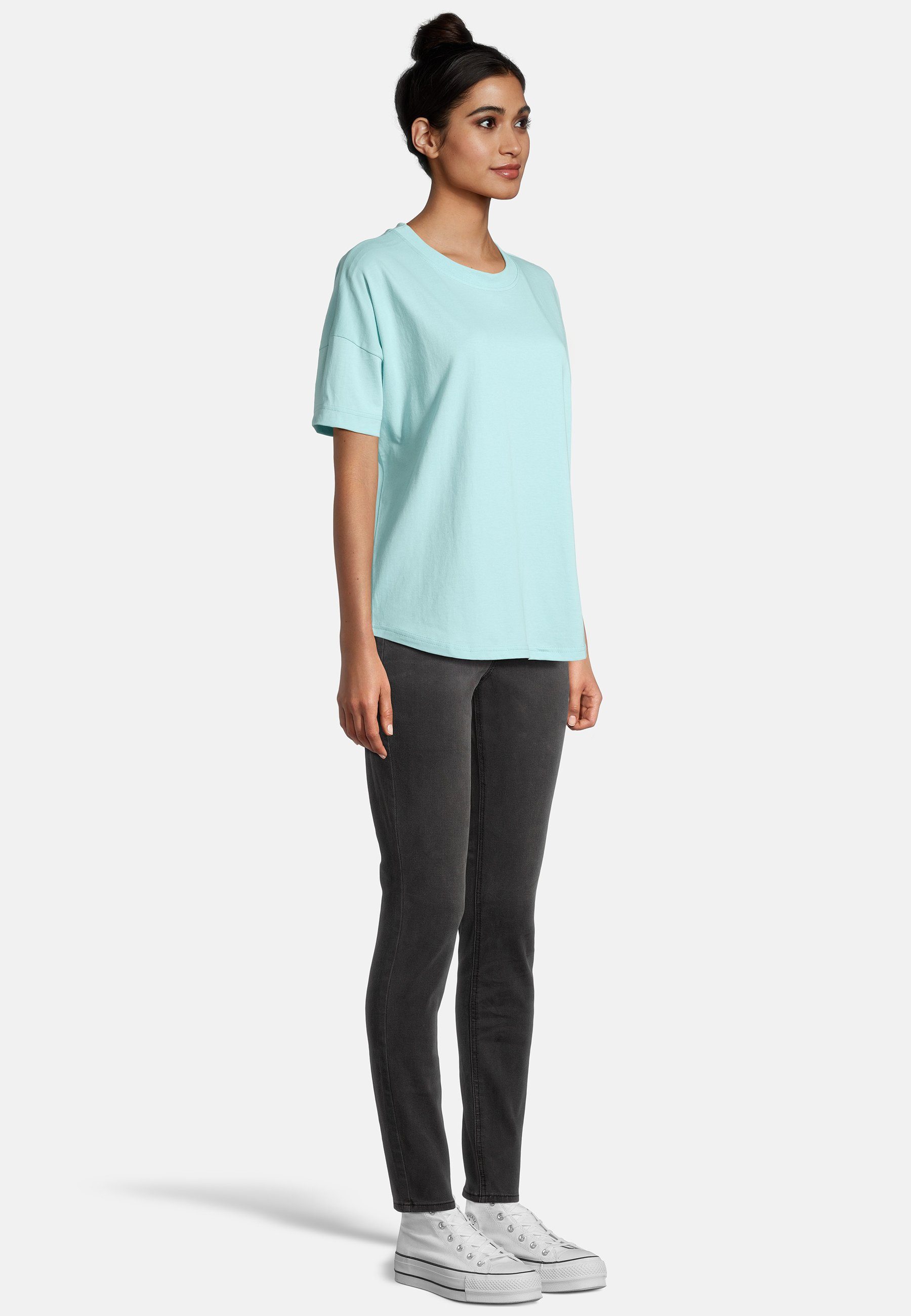 salzhaut T-Shirt LEEV Damen Oversized salzhaut T-Shirt – bequeme Qualität und nordisch klares Design für ein