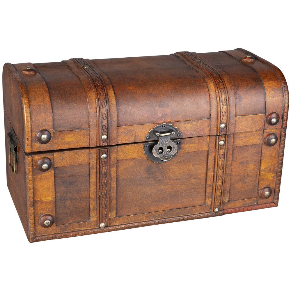MICA Truhe Truhe - aus Holz - 40 x 21 x 22 cm günstig online kaufen