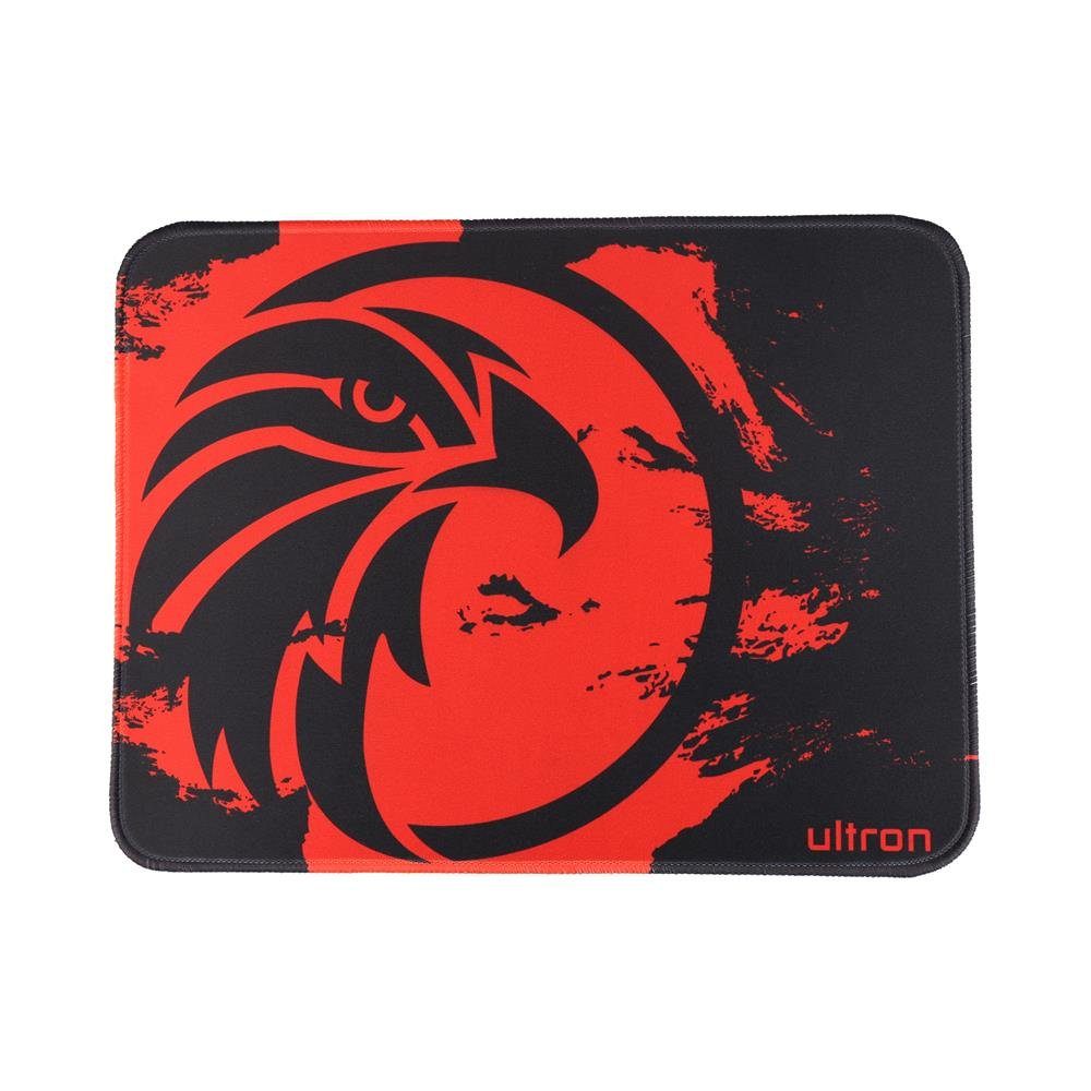 Ultron HAWK 4in1 Gaming Set Tastatur-, Maus- und Mauspad-Set, (Gaming 4in1 Set, Tastatur + Maus + Mauspad + Headset), Gaming Tastatur, Gaming Maus, 3200 dpi, USB, beleuchtet, LED Beleuchtung, XXL Gaming Mauspad / Mausmatte, Gaming Headset, Klinke, Kabelfernbedienung, schwarz / rot, Gaming Set