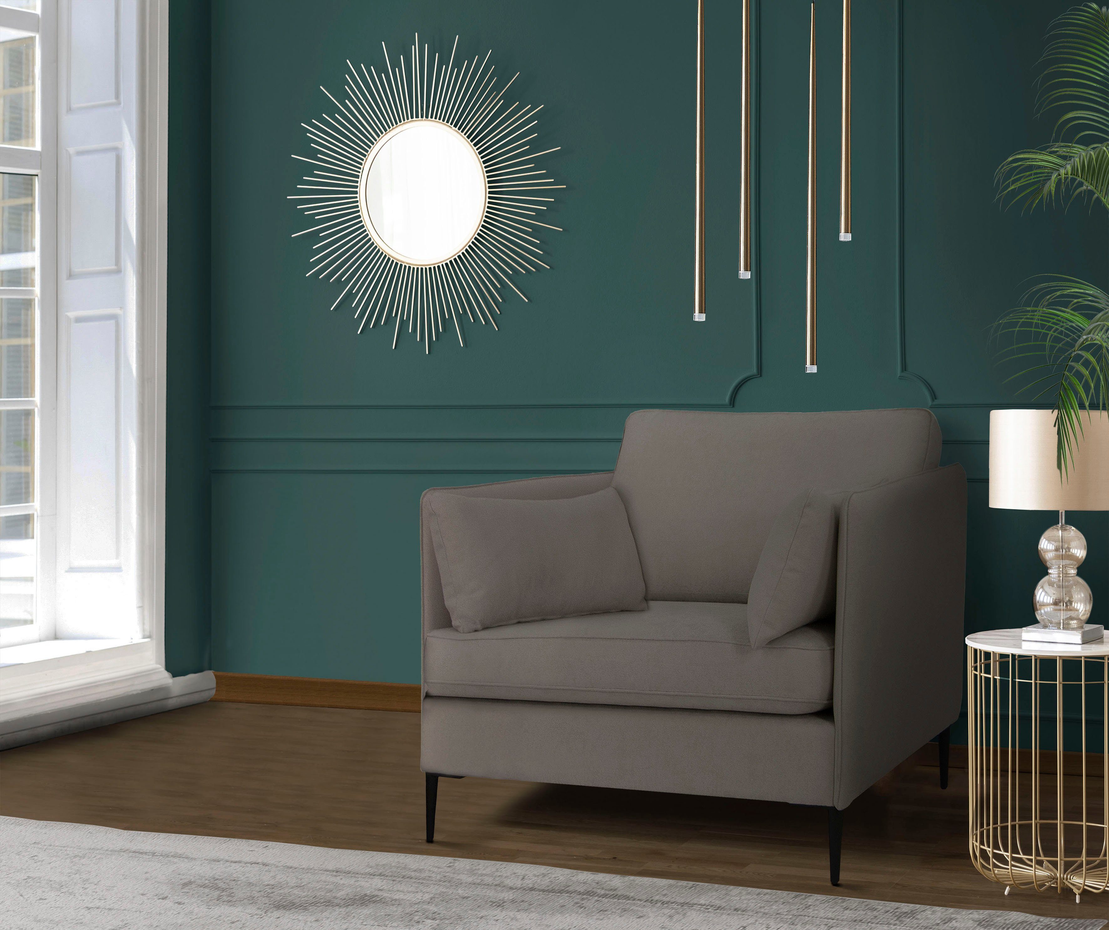 Leonique Sessel Light, inklusive loser Zierkissen, günstig online kaufen