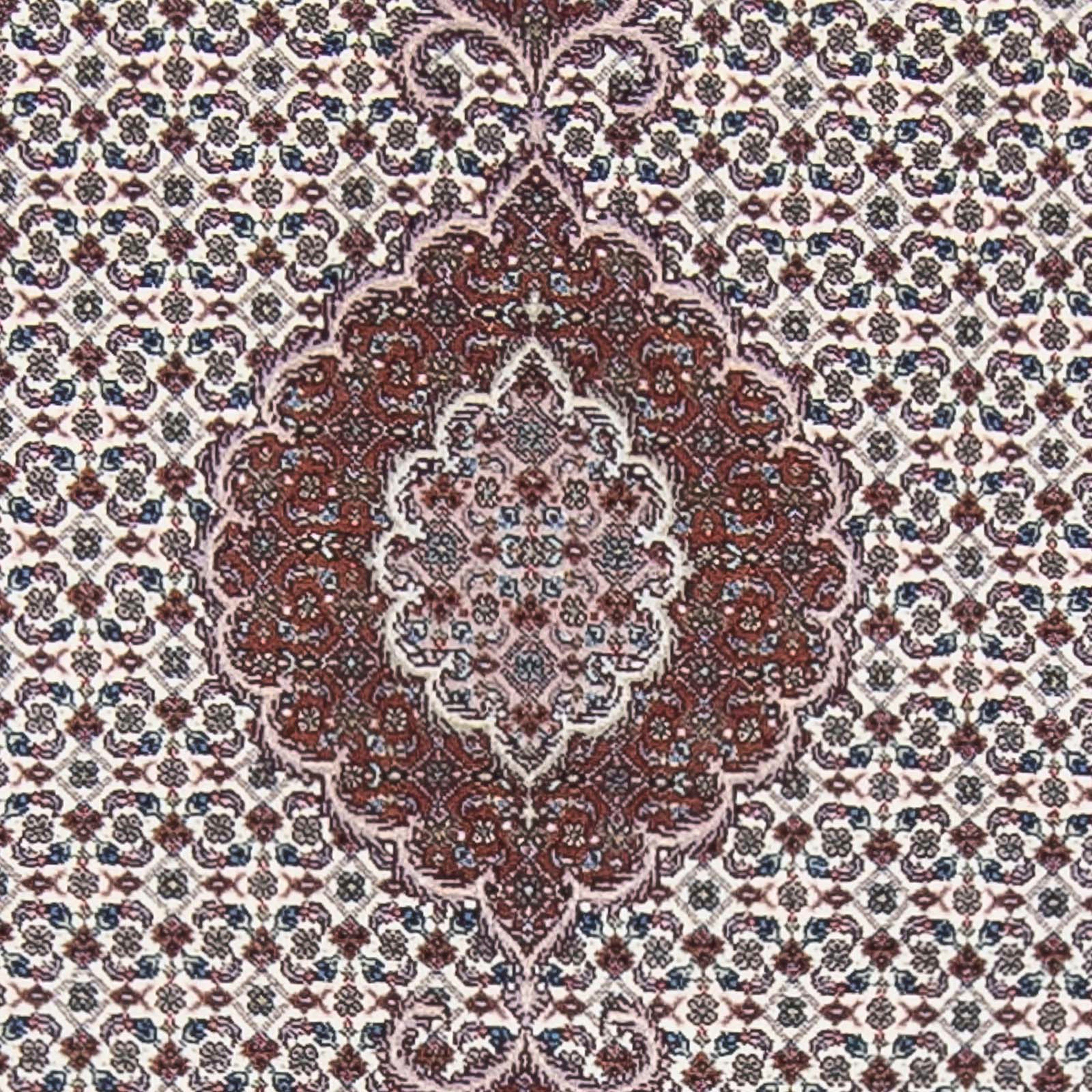 x - Täbriz - mehrfarbig, 83 Perser Einzelstück mit 405 Handgeknüpft, Zertifikat morgenland, 10 Höhe: cm Orientteppich - mm, rechteckig, Wohnzimmer,