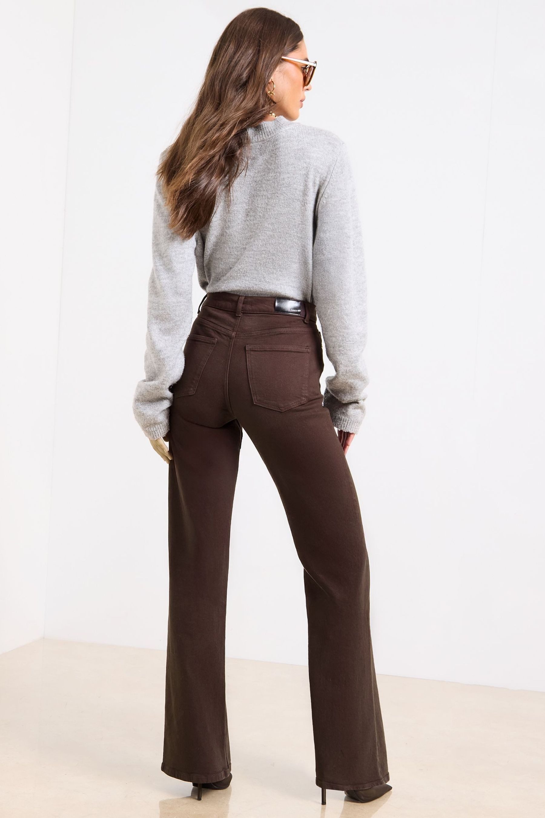 LIPSY Weite Jeans Lipsy Jeans mit weitem Bein, Regular (1-tlg)
