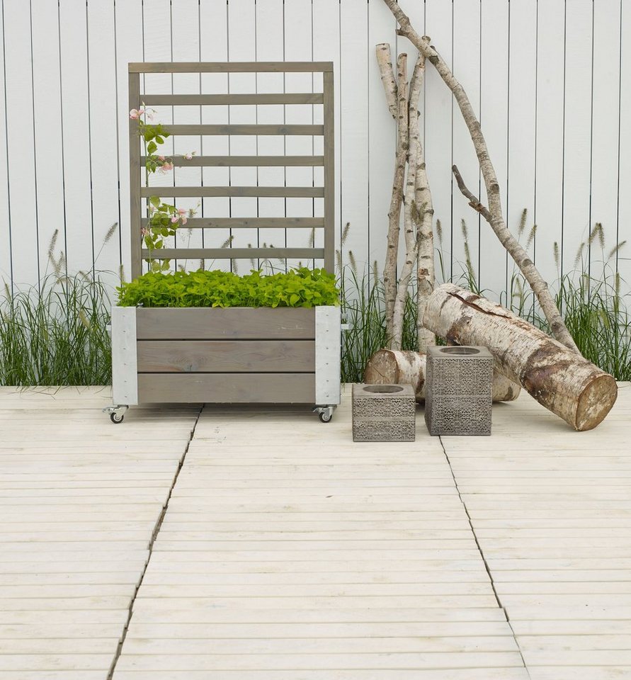 Thumbnail - PLUS Blumenkasten Cubic, mit Spalier, BxTxH: 50x87x130 cm