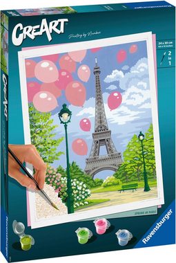 Ravensburger Malen nach Zahlen CreArt, Spring in Paris, Made in Europe; FSC®- schützt Wald - weltweit