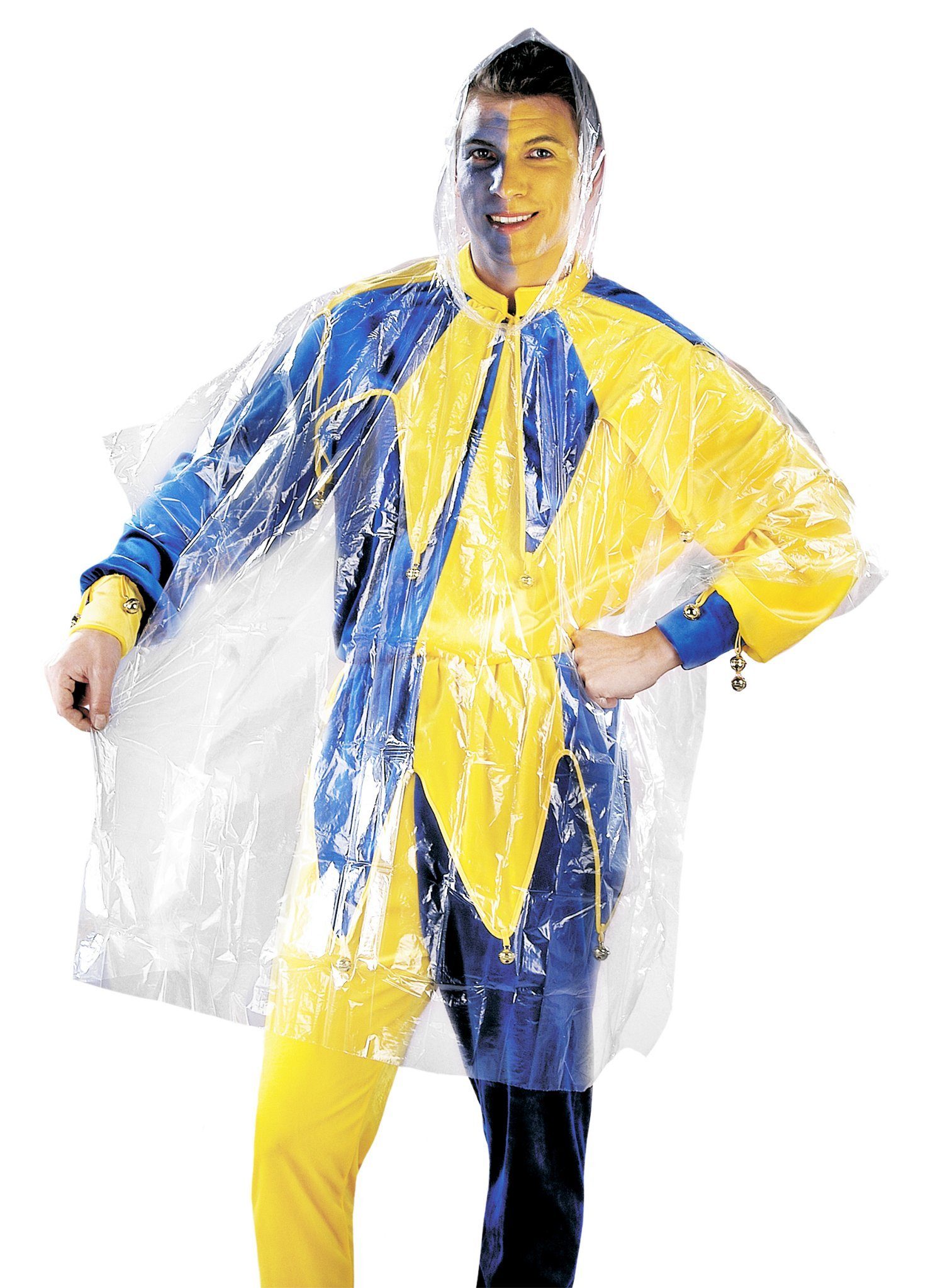Metamorph Umhang Transparentes Regencape, Der perfekte Überwurf für den Straßenkarneval