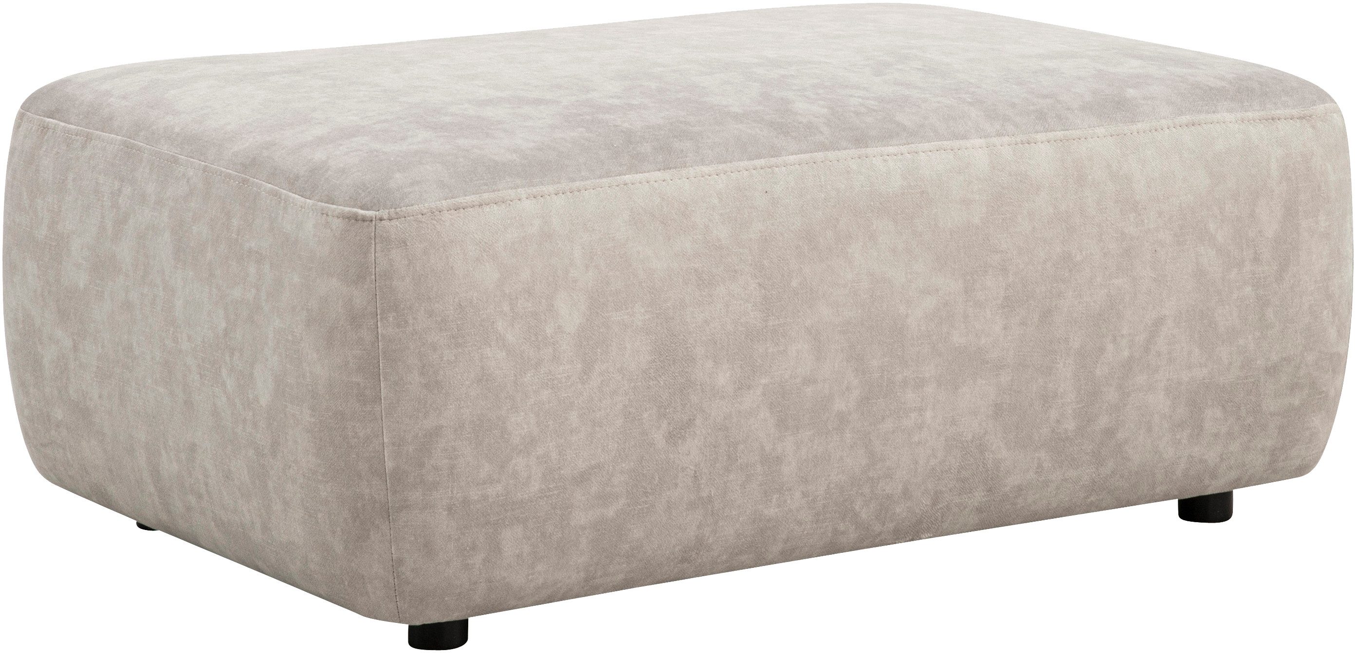 Home affaire Polsterhocker Torge, Hocker in Cord, Samtvelours oder Struktur günstig online kaufen